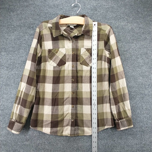 Gander Mountain Guide Series Mens Button-Up Shirt Multi Small Check Pockets - Picture 10 of 12